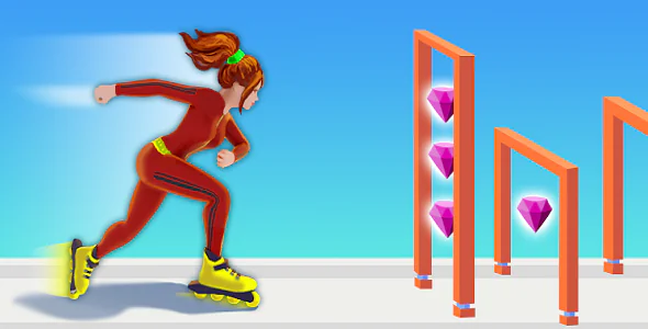 Sky Roller : Skating Run - Complete Unity Game For Android & iOS